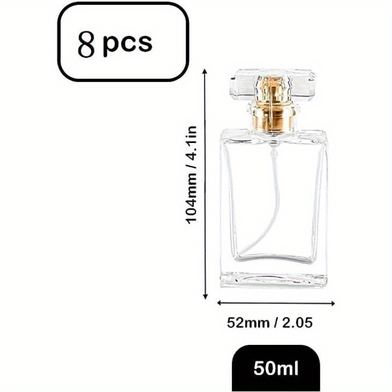 8pcs 30ml Glass Perfume Bottle - Perfume Fragrance Dispenser 评论和价格