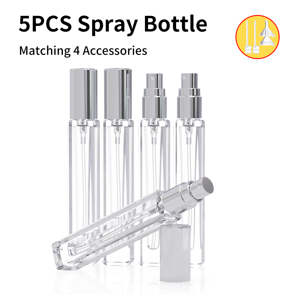 5-Piece Cologne Atomizer Empty - Perfume Fragrance Dispenser 评论和价格