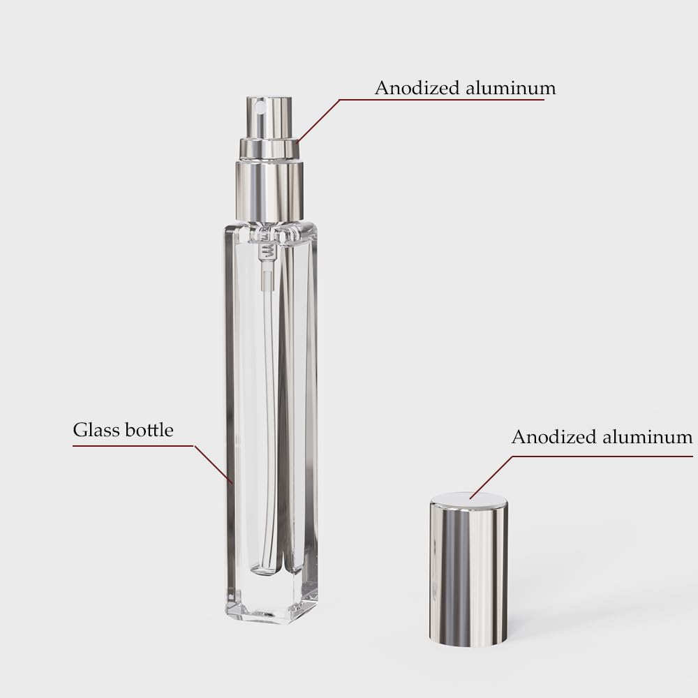5-Piece Cologne Atomizer Empty - Perfume Fragrance Dispenser 评论和价格